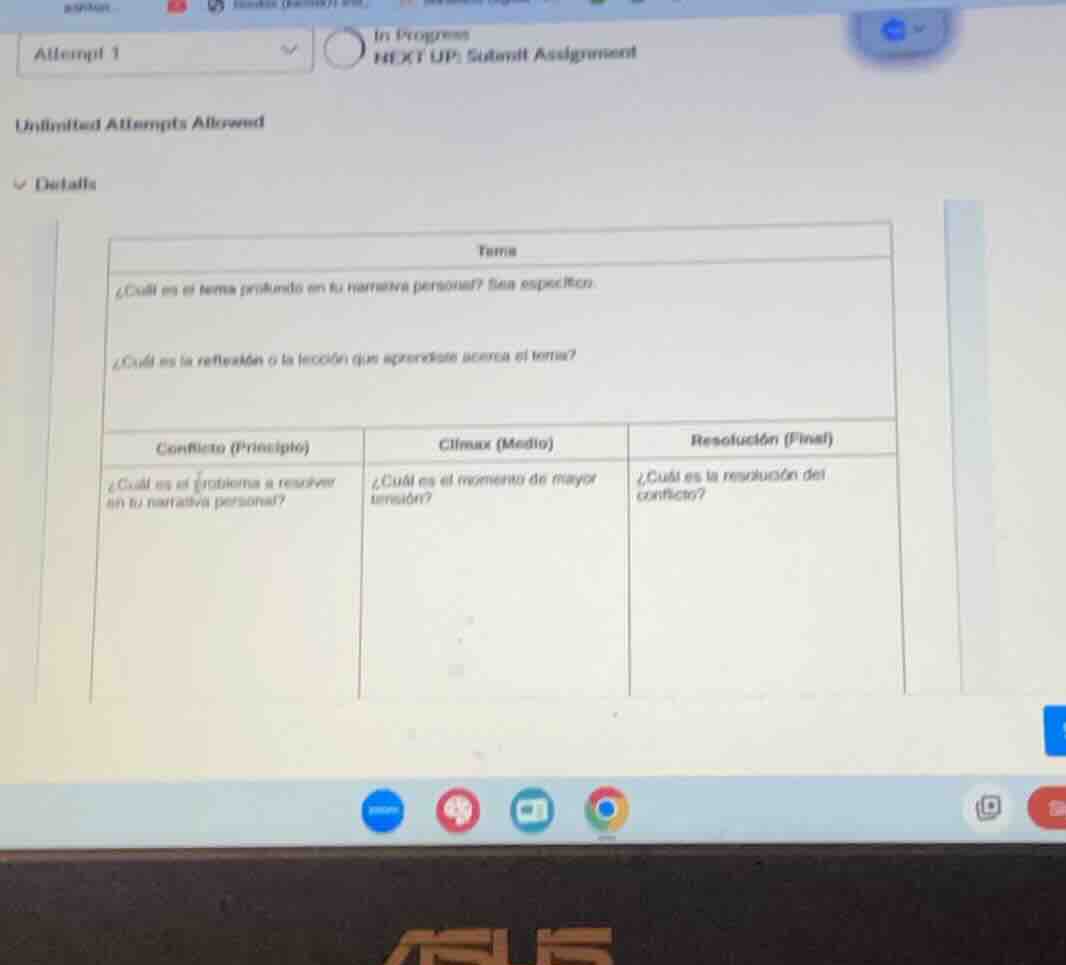 attempt 1 in progress next up: submit assignment unlimited attempts all…