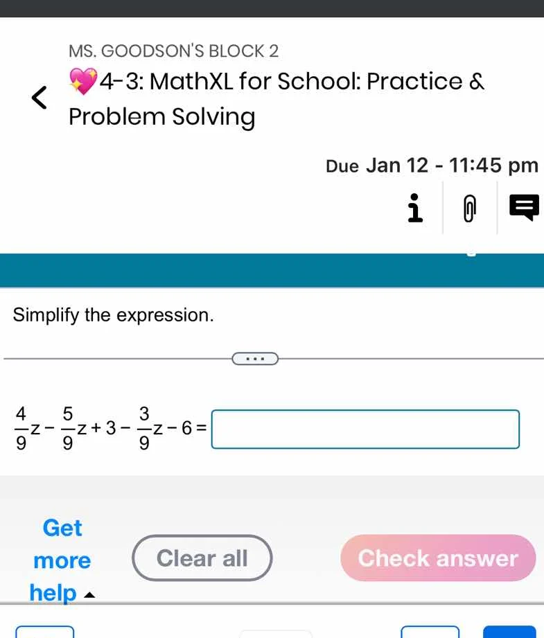 ms. goodsons block 2 4-3: mathxl for school: practice & problem solving…