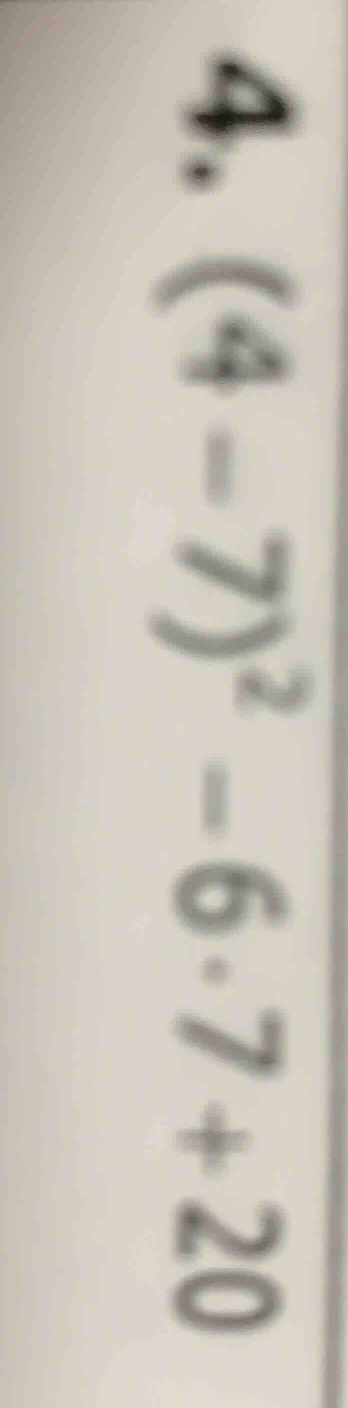 4·(4 - 7)² - 6·7 + 20