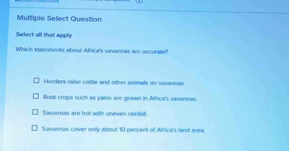 multiple select question select all that apply which statements about a…