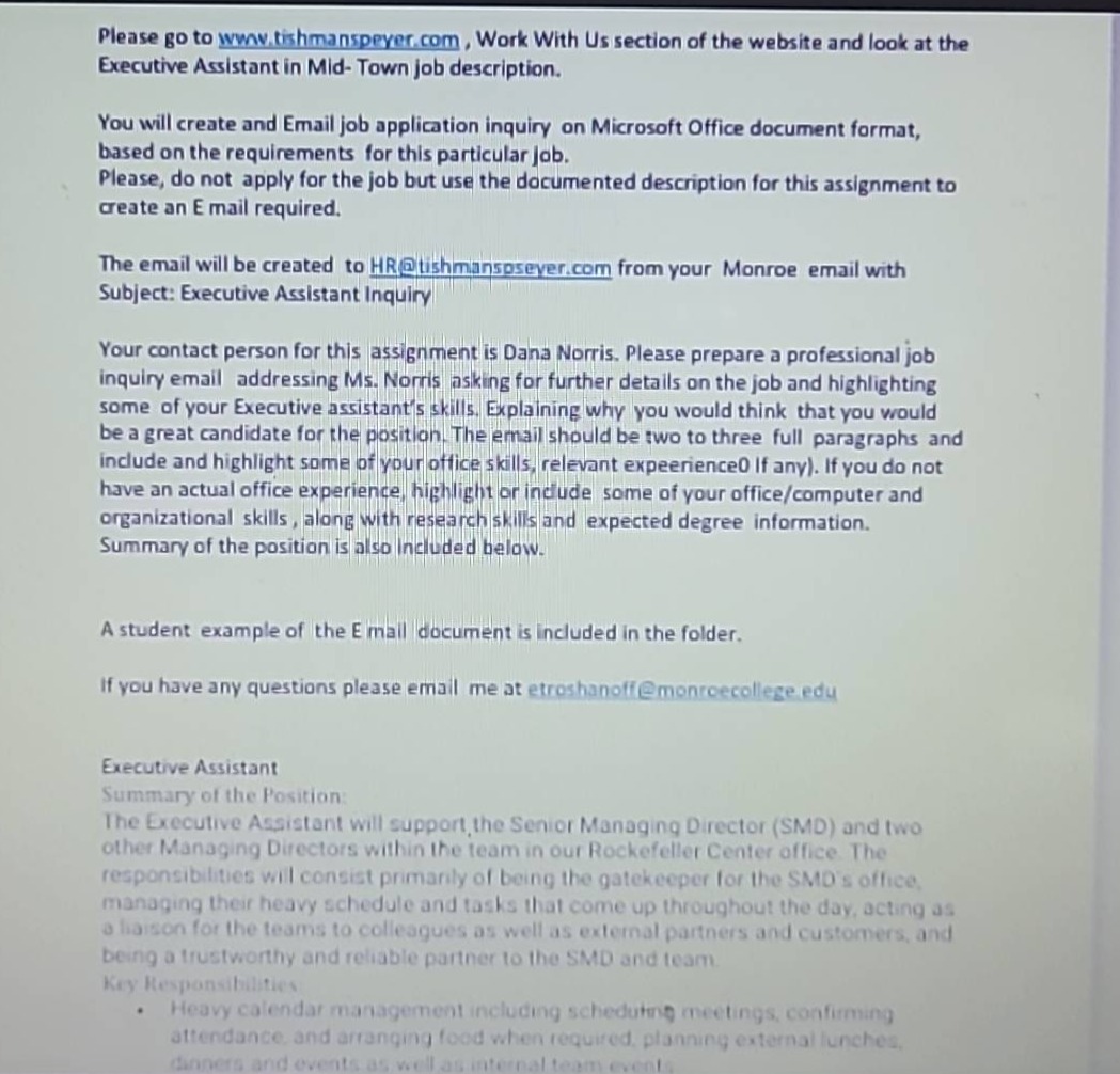 please go to www.tishmanspeyer.com, work with us section of the website…