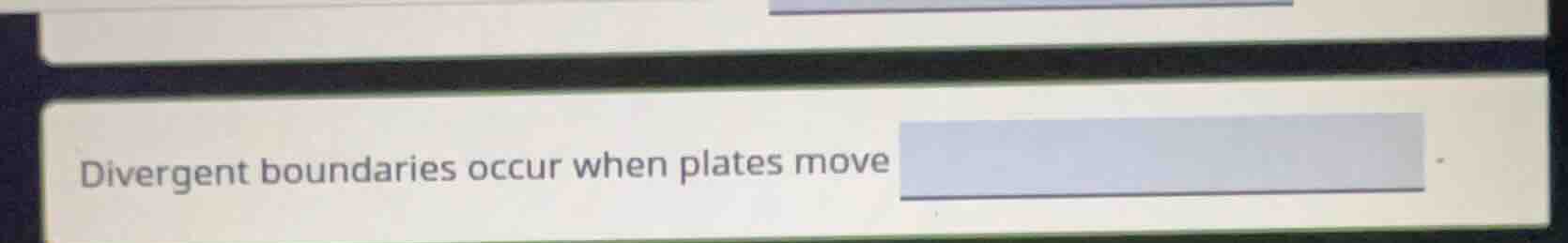 divergent boundaries occur when plates move
