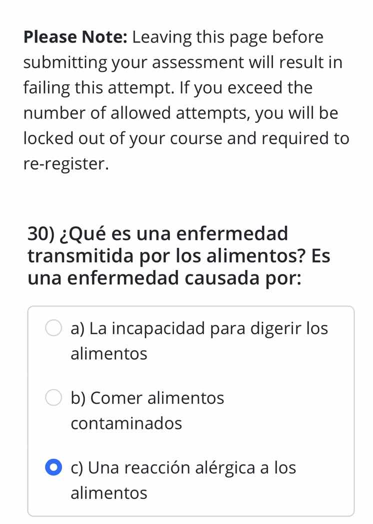 please note: leaving this page before submitting your assessment will r…