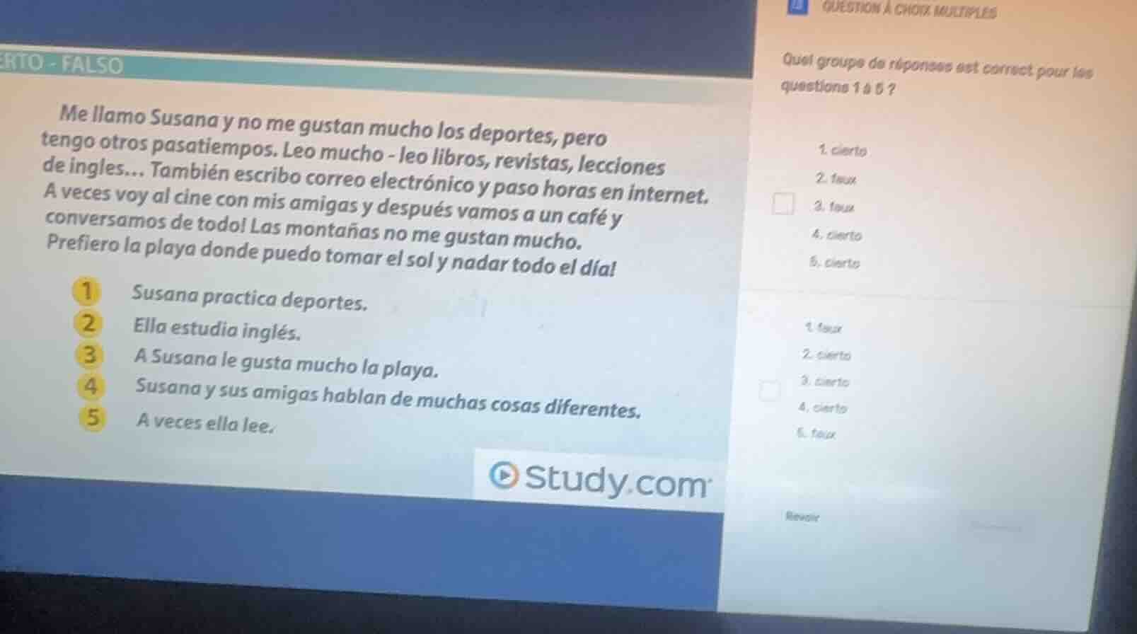 erto - falso me llamo susana y no me gustan mucho los deportes, pero te…