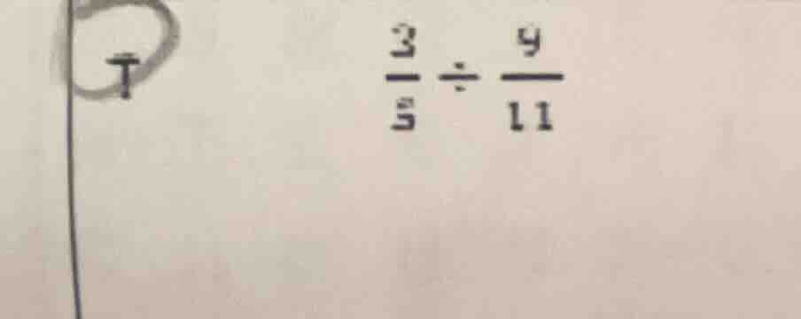 1 \\frac{3}{5} \\div \\frac{9}{11}