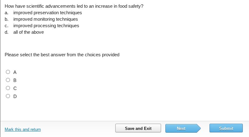 how have scientific advancements led to an increase in food safety? a. …