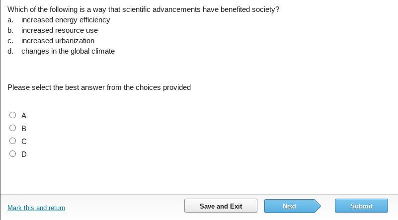 which of the following is a way that scientific advancements have benef…