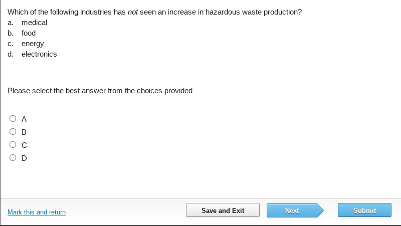 which of the following industries has not seen an increase in hazardous…