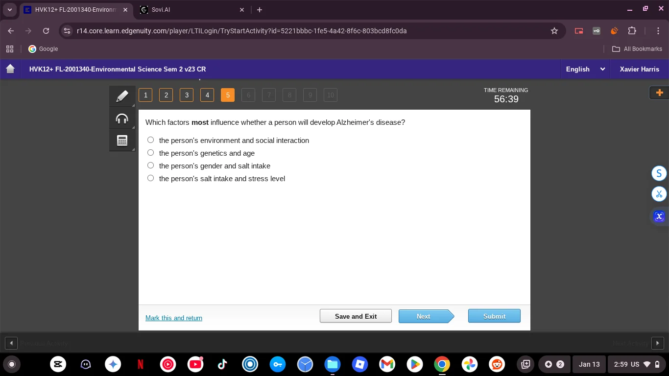 which factors most influence whether a person will develop alzheimer’s …