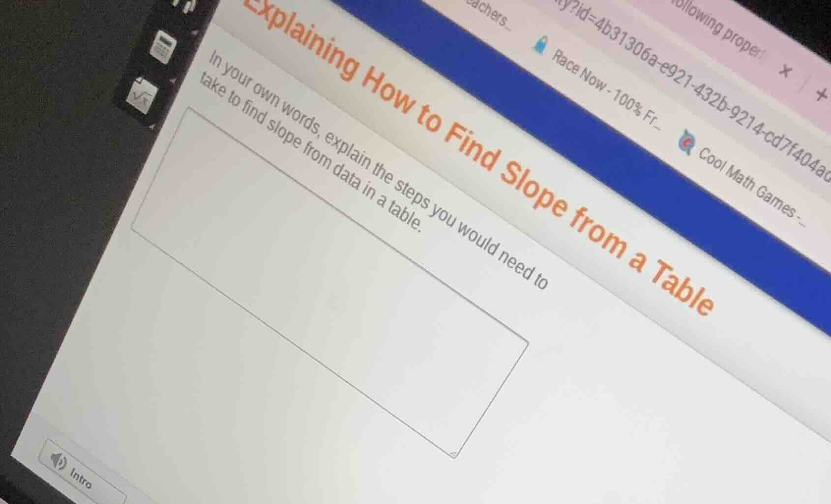 explaining how to find slope from a table in your own words, explain th…