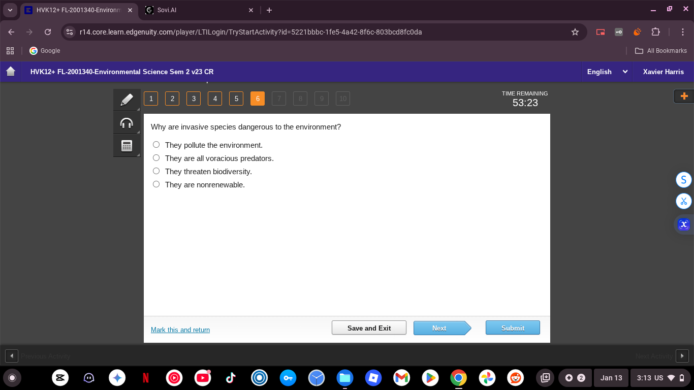 why are invasive species dangerous to the environment? they pollute the…