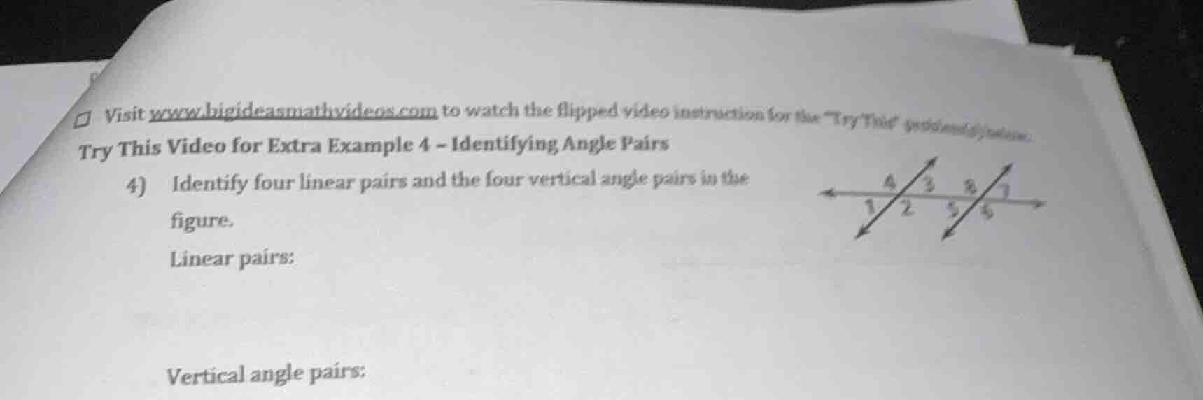 visit www.bigideasmathvideos.com to watch the flipped video instruction…