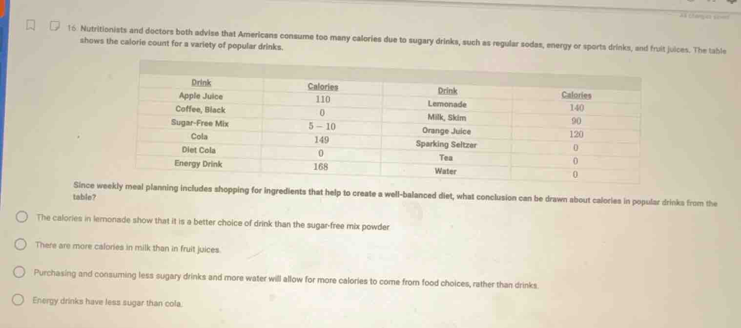 16. nutritionists and doctors both advise that americans consume too ma…