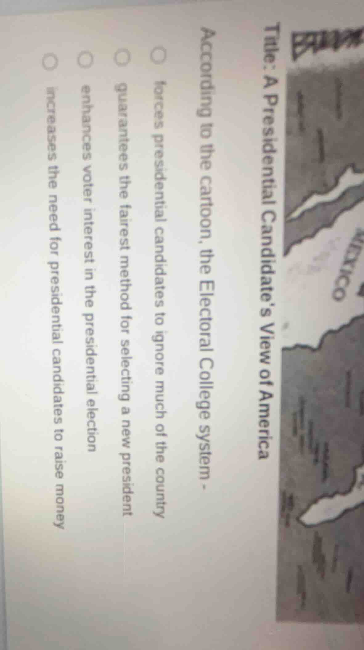 title: a presidential candidates view of america according to the carto…