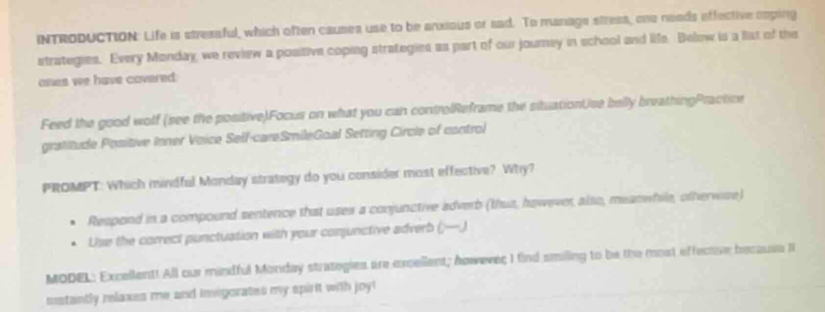 introduction: life is stressful, which often causes use to be anxious o…