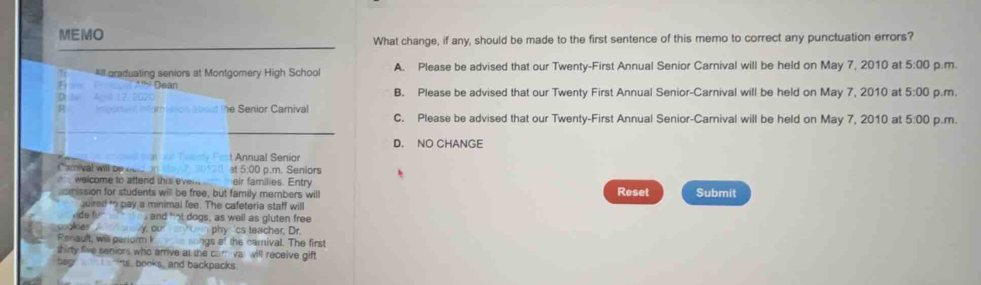 memo to all graduating seniors at montgomery high school from principal…