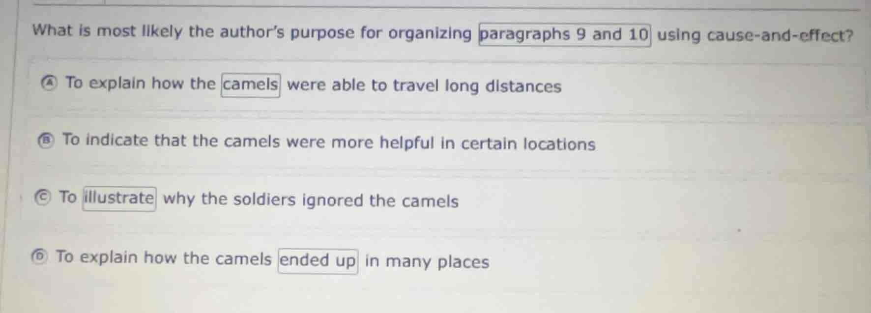 what is most likely the author’s purpose for organizing paragraphs 9 an…