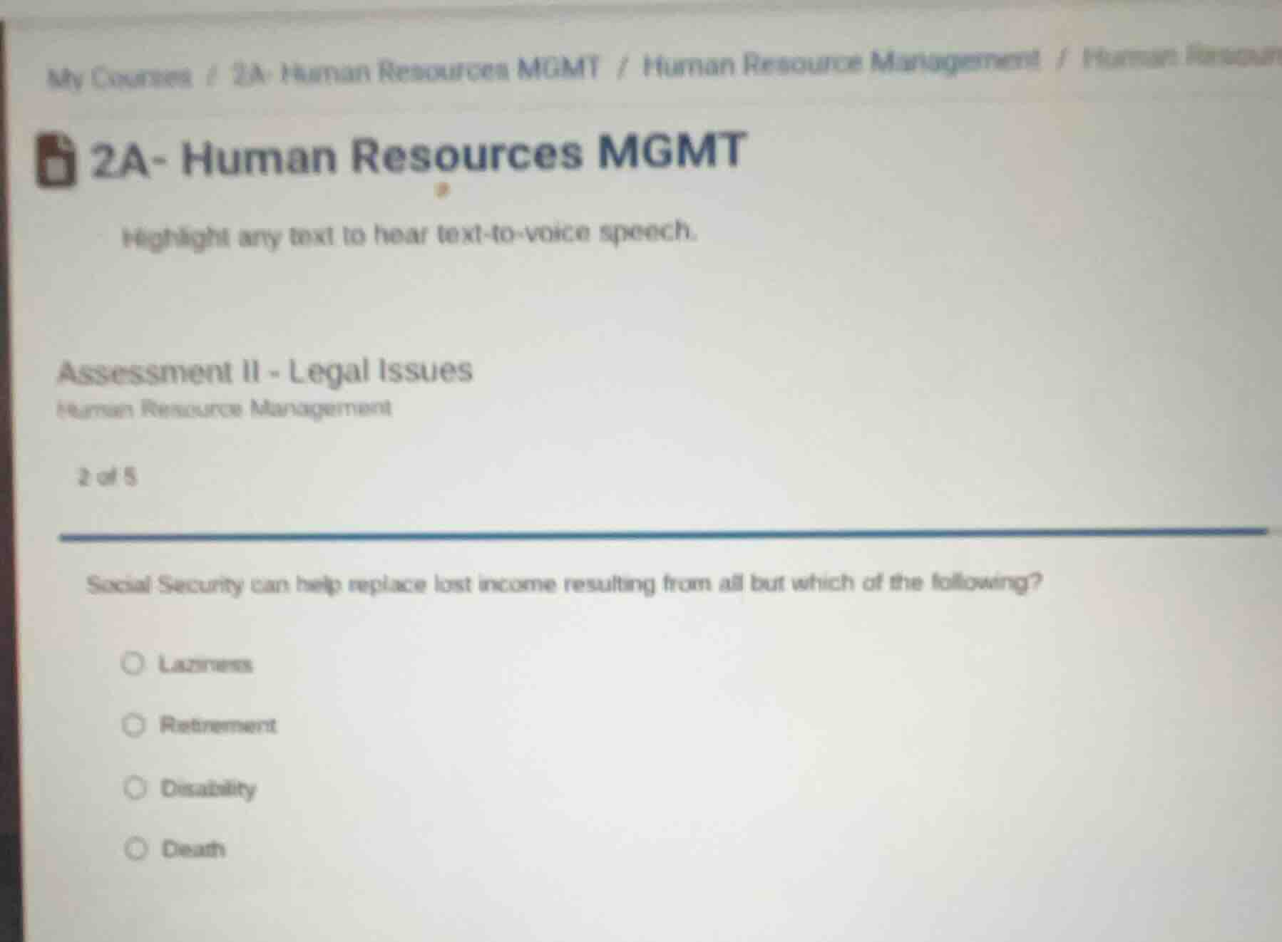 my courses / 2a: human resources mgmt / human resource management / hum…