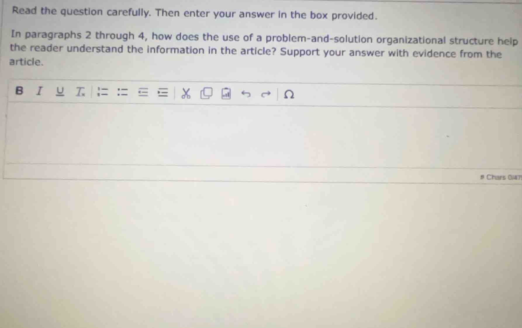 read the question carefully. then enter your answer in the box provided…