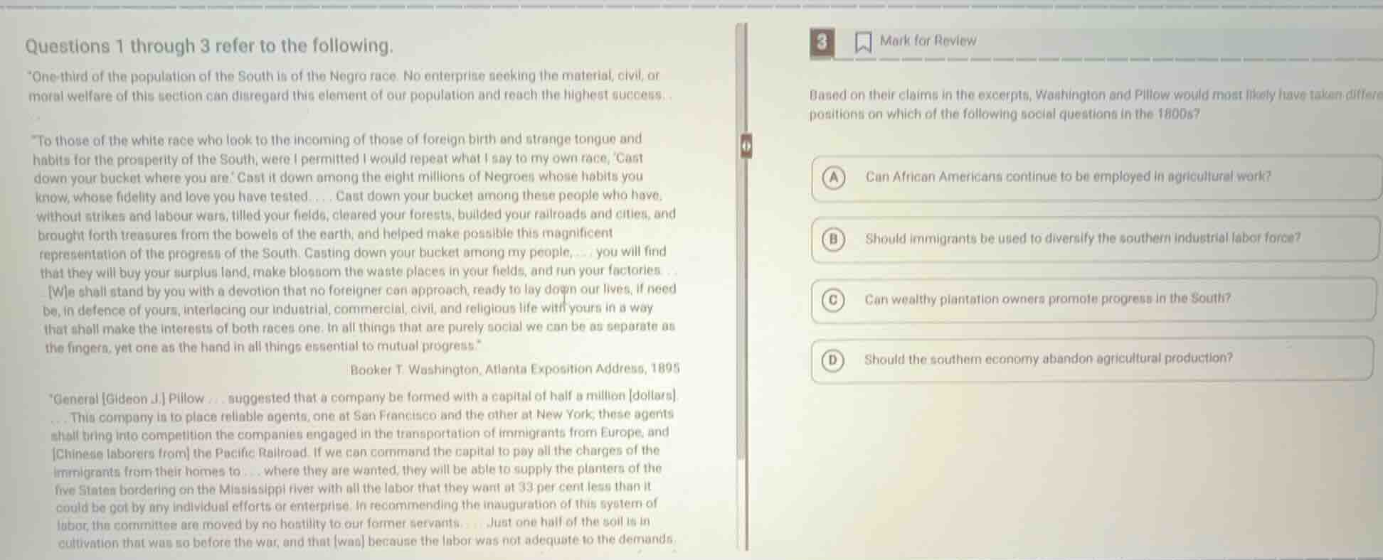 questions 1 through 3 refer to the following. \one - third of the popul…