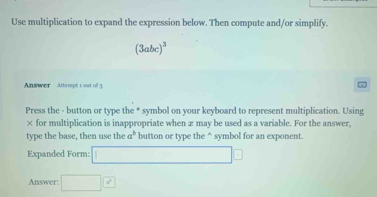 use multiplication to expand the expression below. then compute and/or …