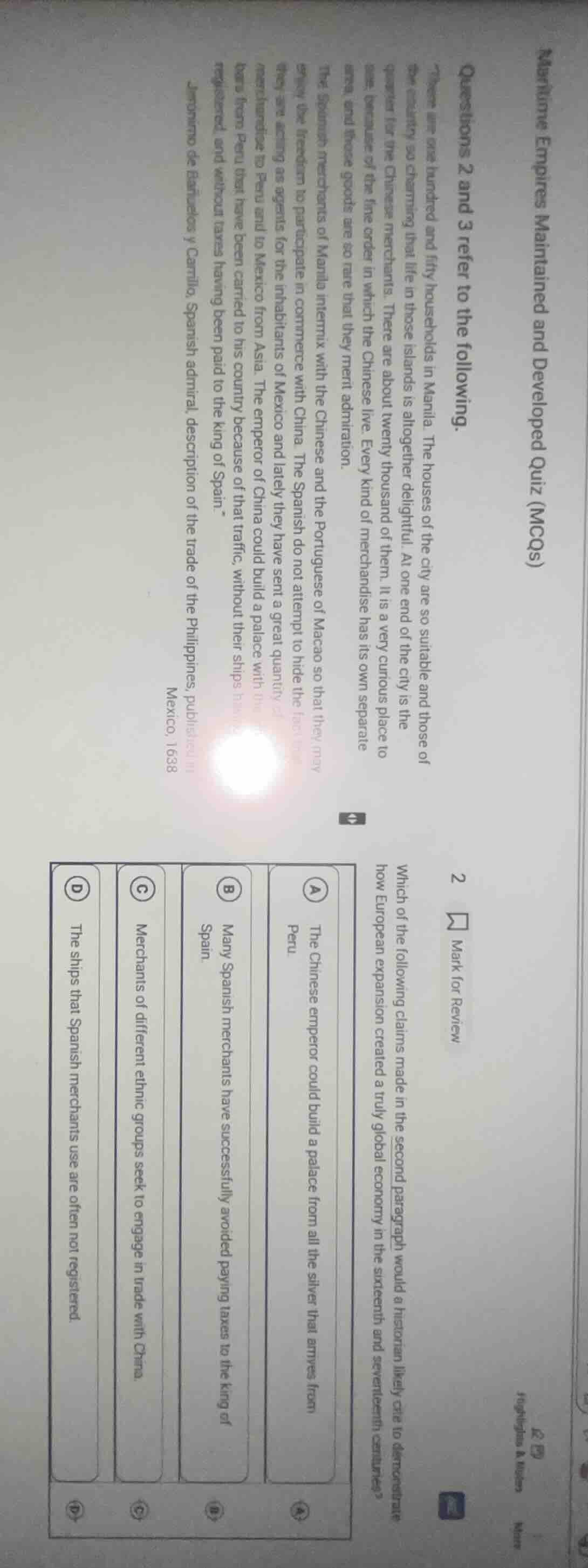 newline empires maintained and developed quiz (mcqs) questions 2 and 3 …