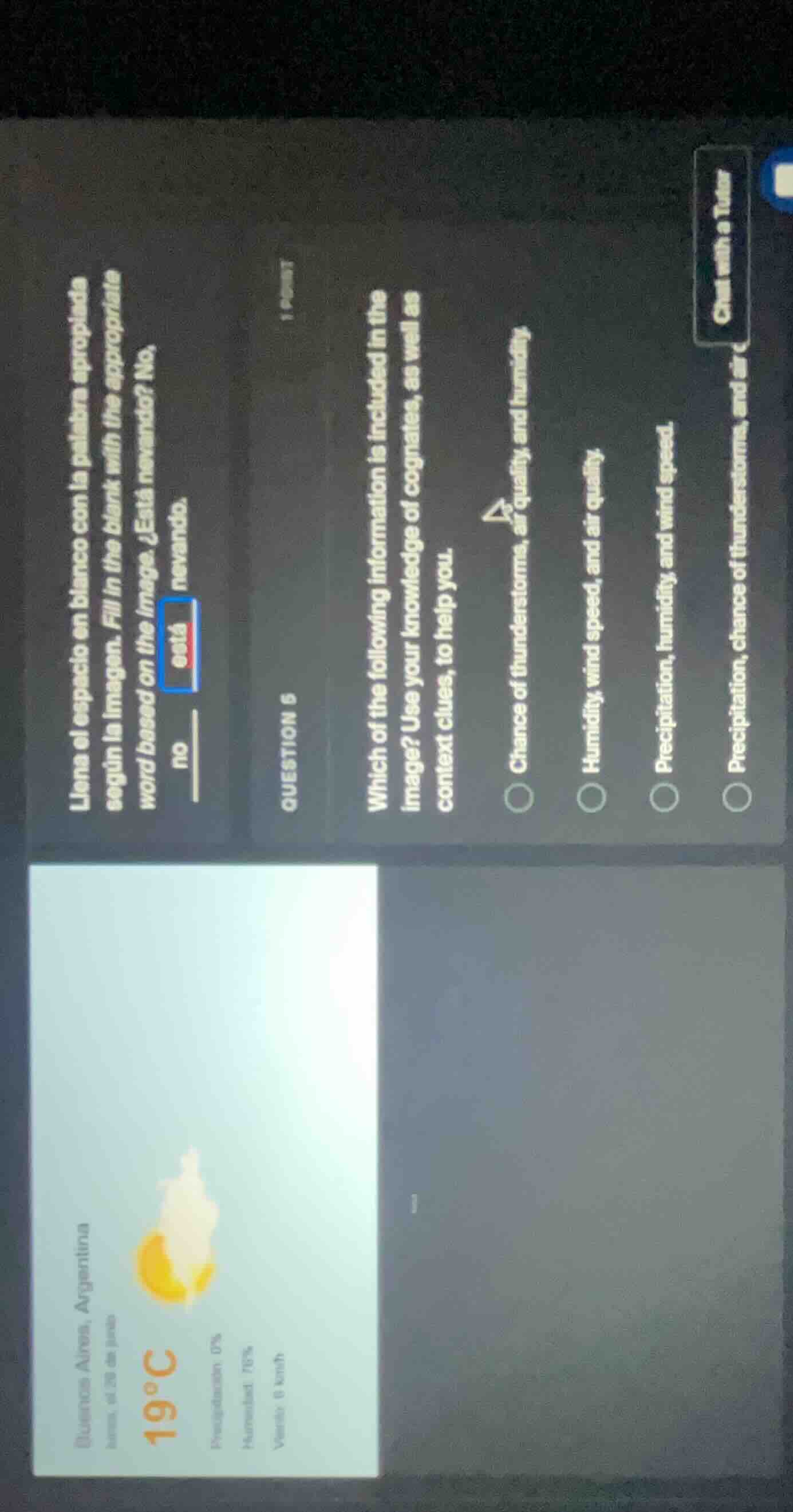 liena el espacio en blanco con la palabra apropiada según la imagen. fi…