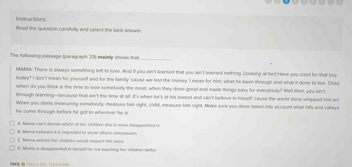 instructions read the question carefully and select the best answer. th…