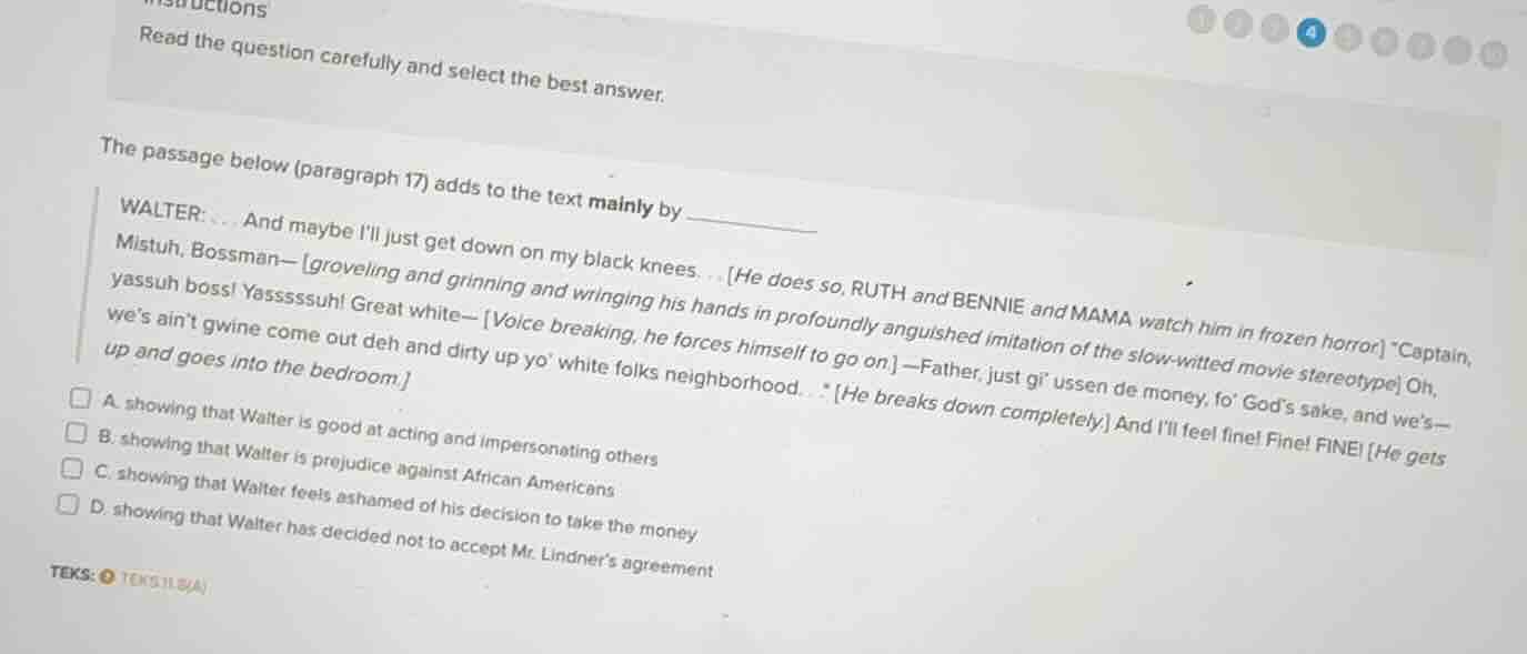 read the question carefully and select the best answer. the passage bel…