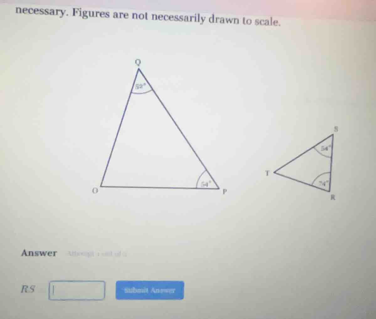 necessary. figures are not necessarily drawn to scale. answer rs
