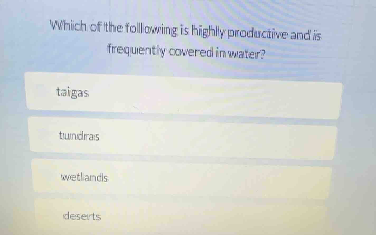 which of the following is highly productive and is frequently covered i…