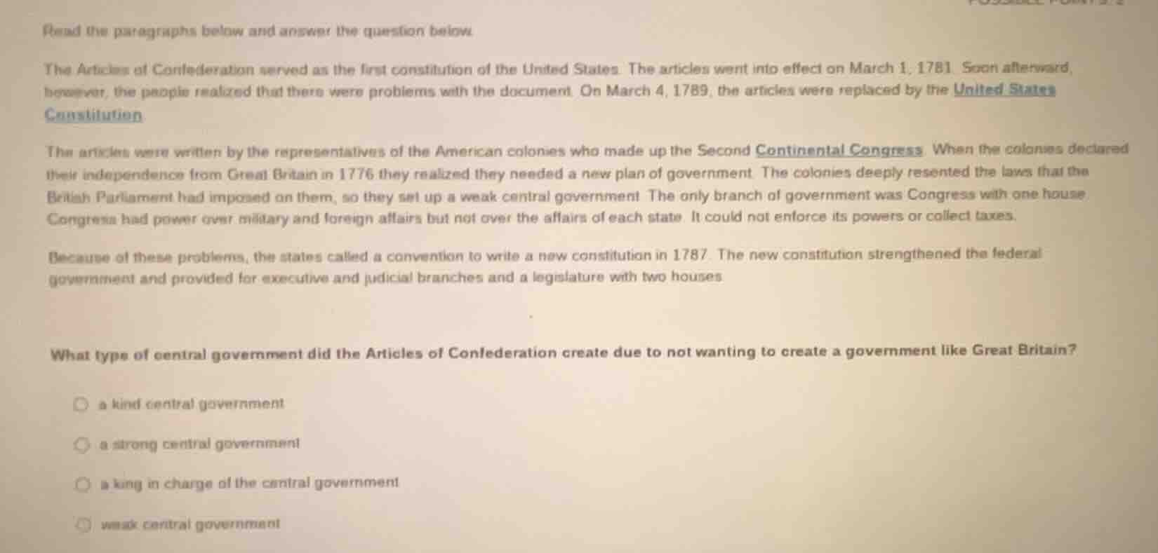 read the paragraphs below and answer the question below. the articles o…