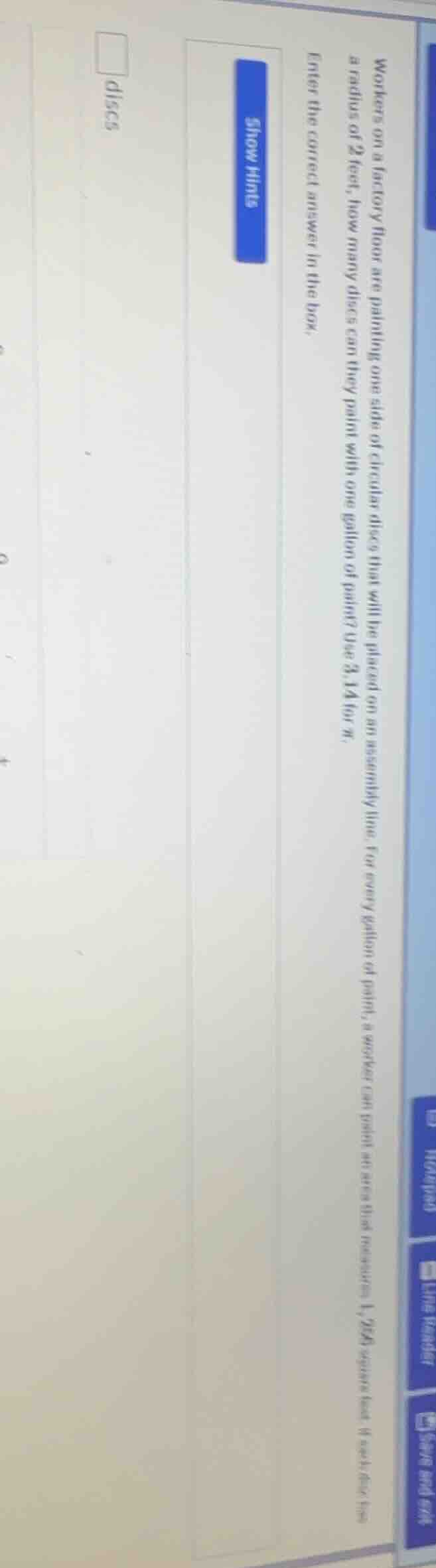 workers on a factory floor are painting one side of circular discs that…