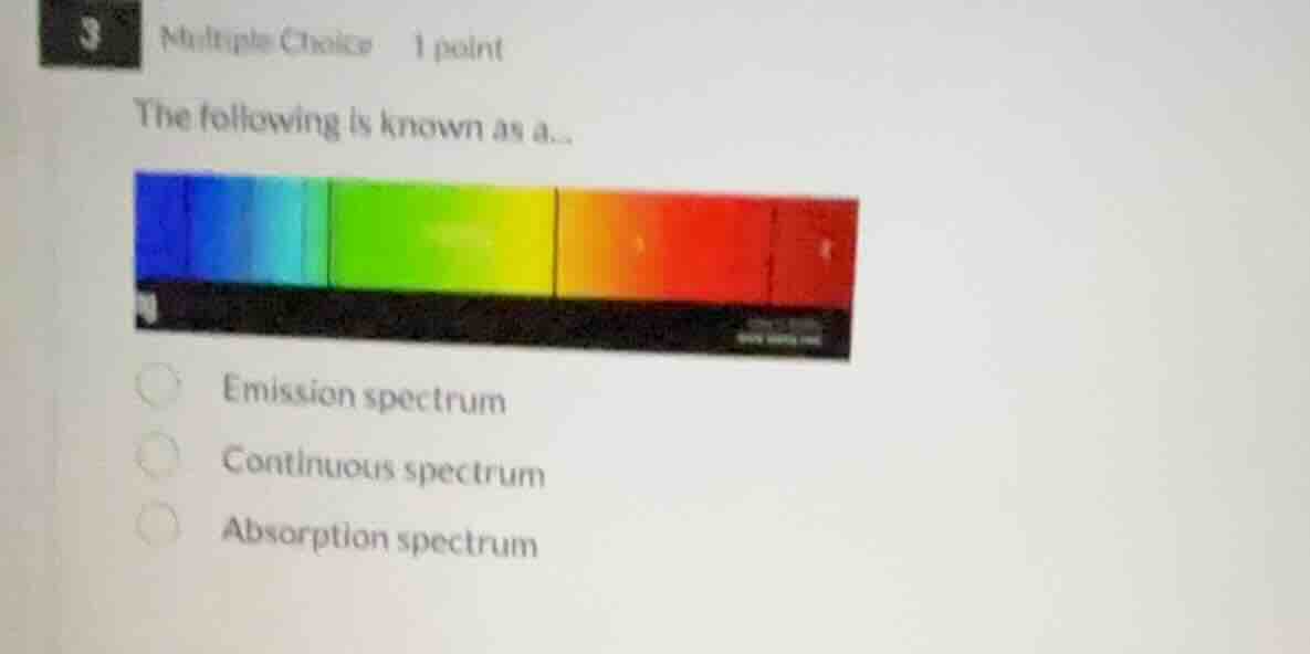 3 multiple choice 1 point the following is known as a... image of a spe…