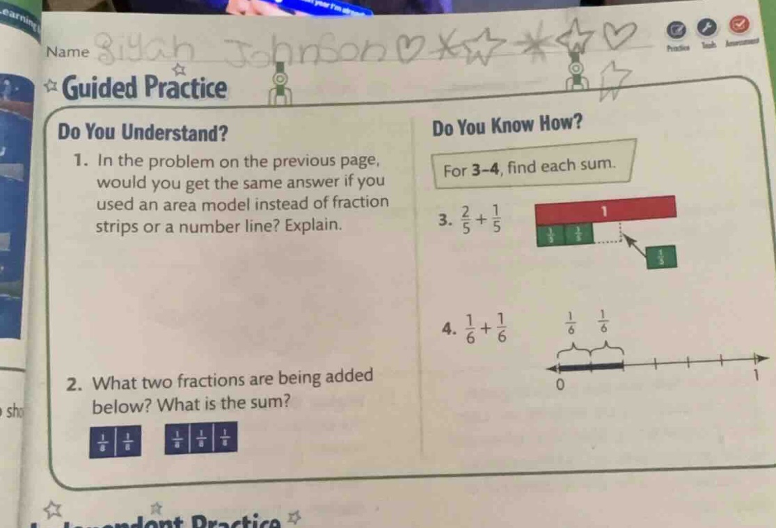 name siyah johnson guided practice do you understand? 1. in the problem…