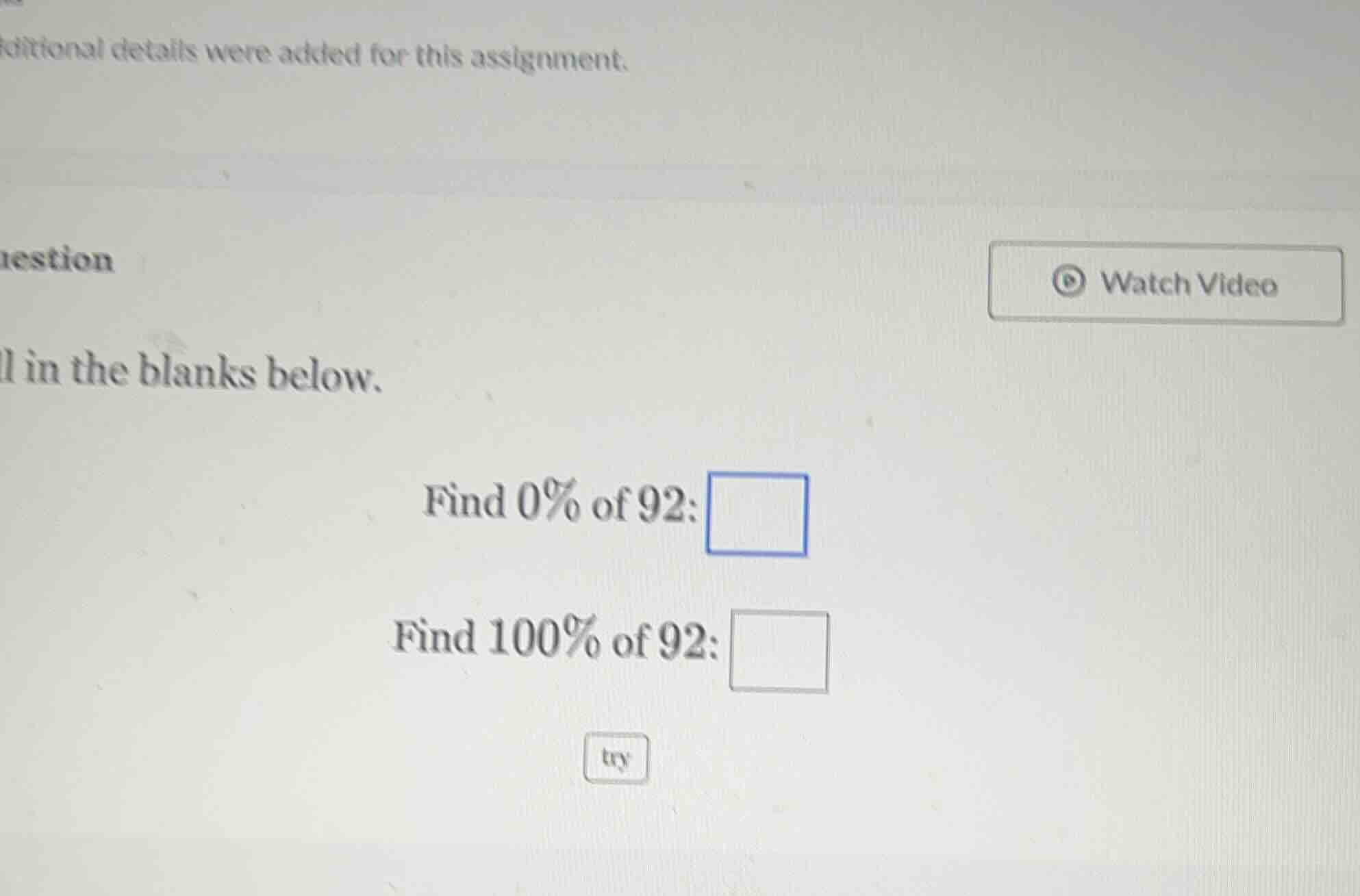 ditional details were added for this assignment. estion l in the blanks…
