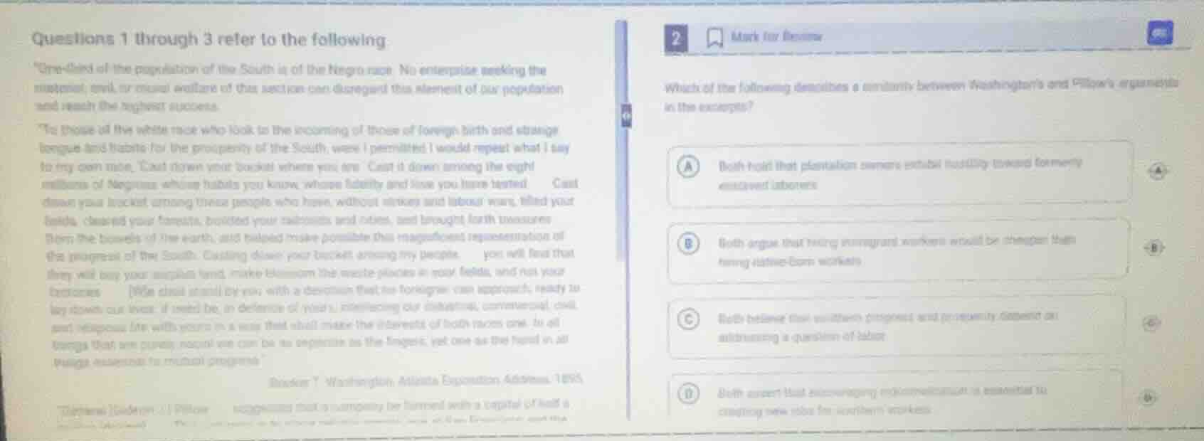 questions 1 through 3 refer to the following \one - third of the popula…