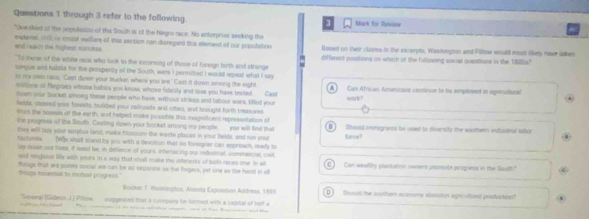 questions 1 through 3 refer to the following. \one third of the populat…