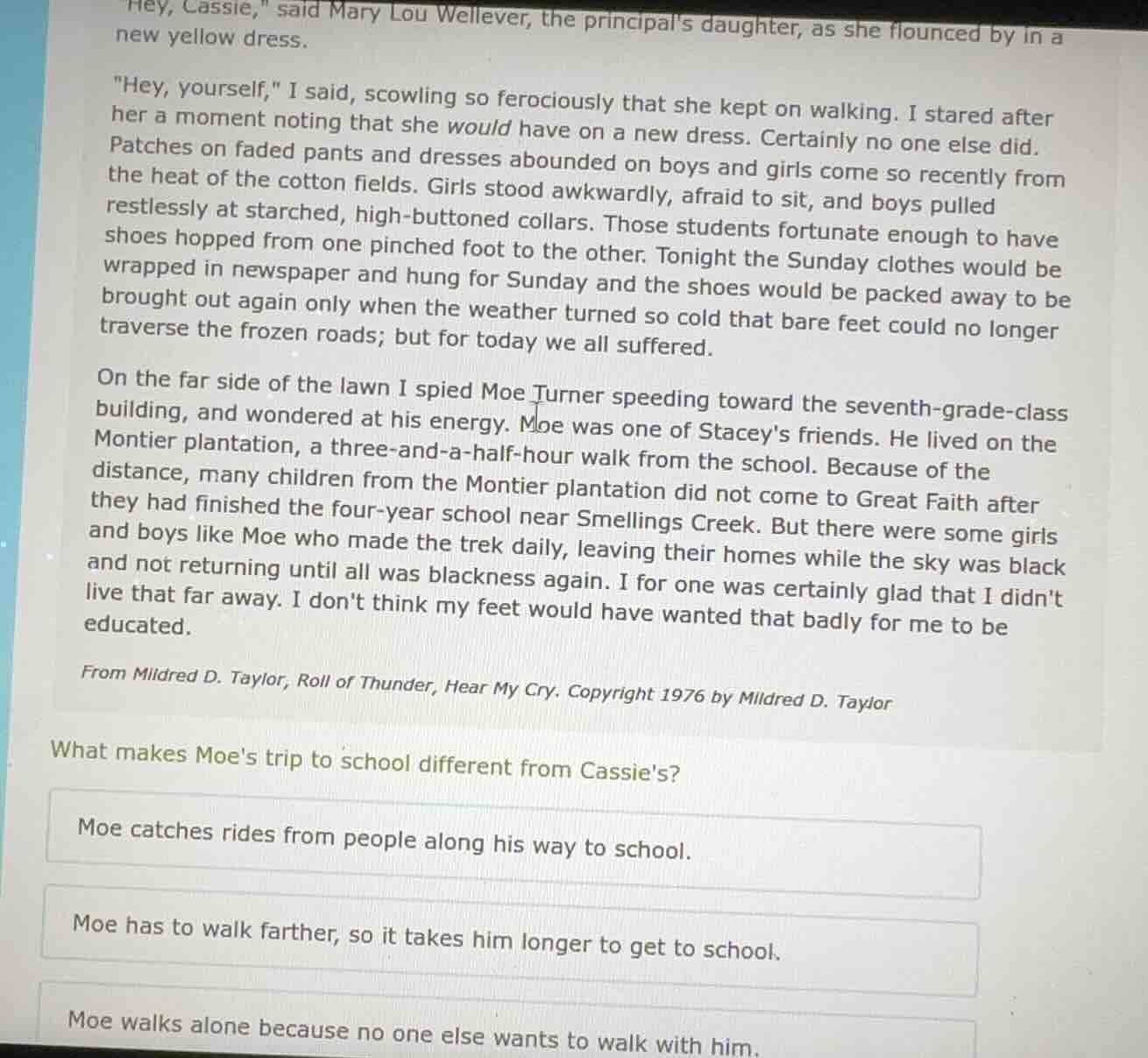 hey, cassie,\ said mary lou wellever, the principals daughter, as she f…