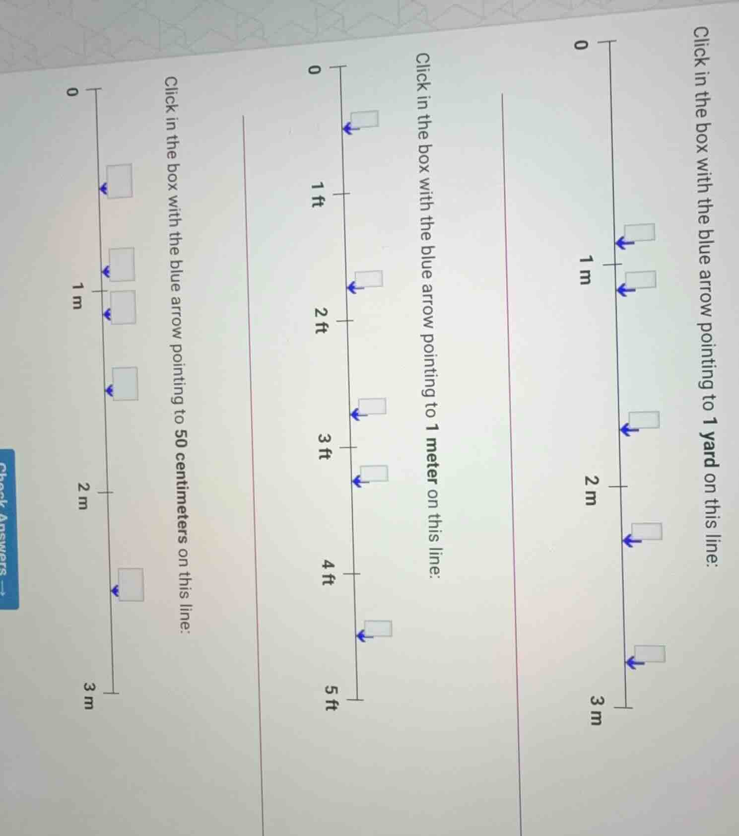 click in the box with the blue arrow pointing to 1 yard on this line: 0…