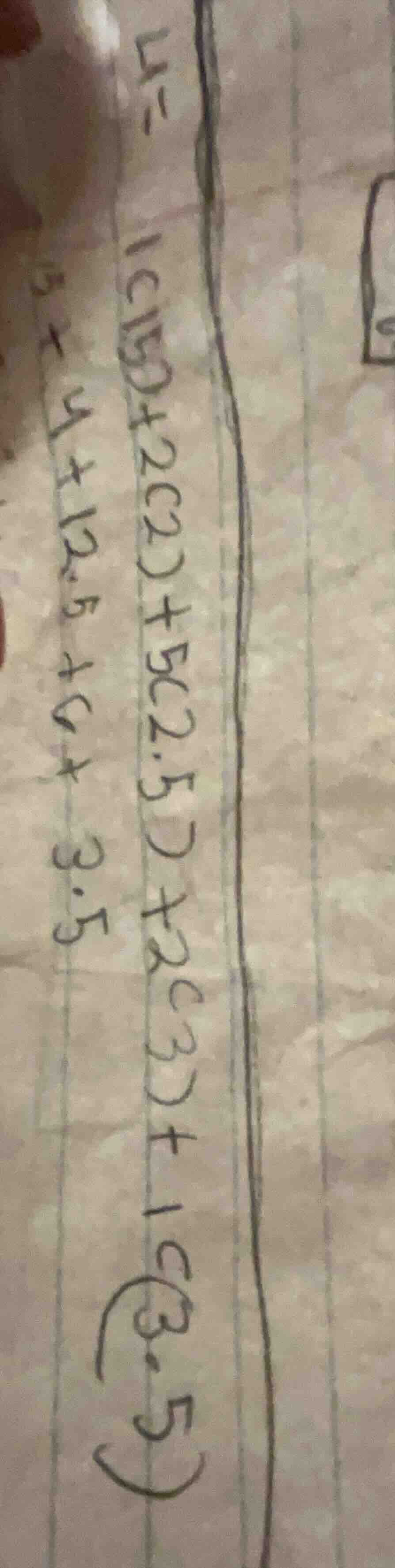 1(15)+2(2)+5(2.5)+2(3)+1(3.5) + 4+12.5+4+3.5