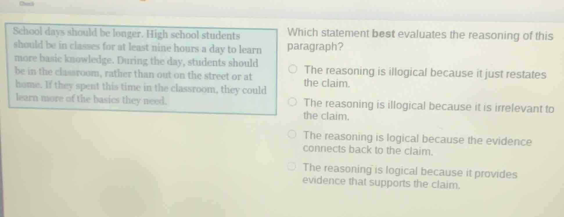 school days should be longer. high school students should be in classes…