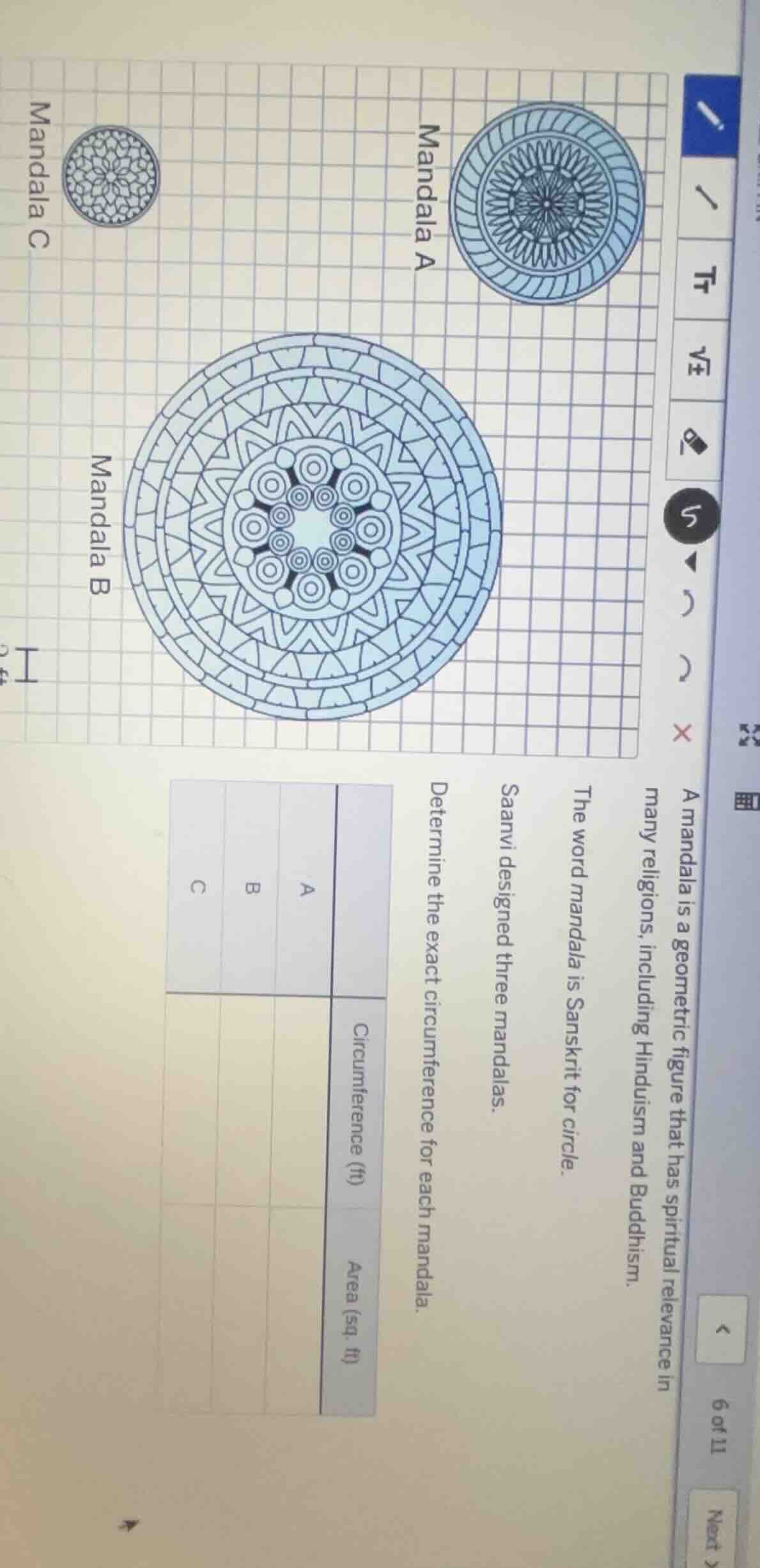 a mandala is a geometric figure that has spiritual relevance in many re…