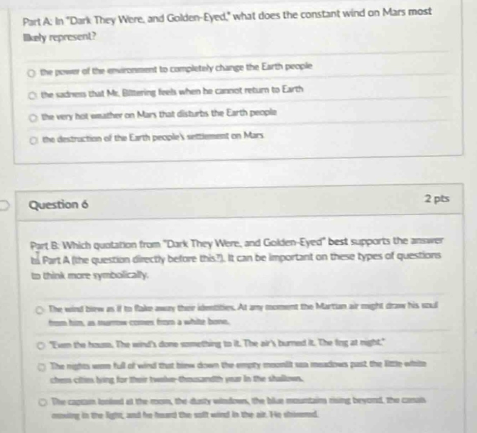part a: in \dark they were, and golden - eyed,\ what does the constant …