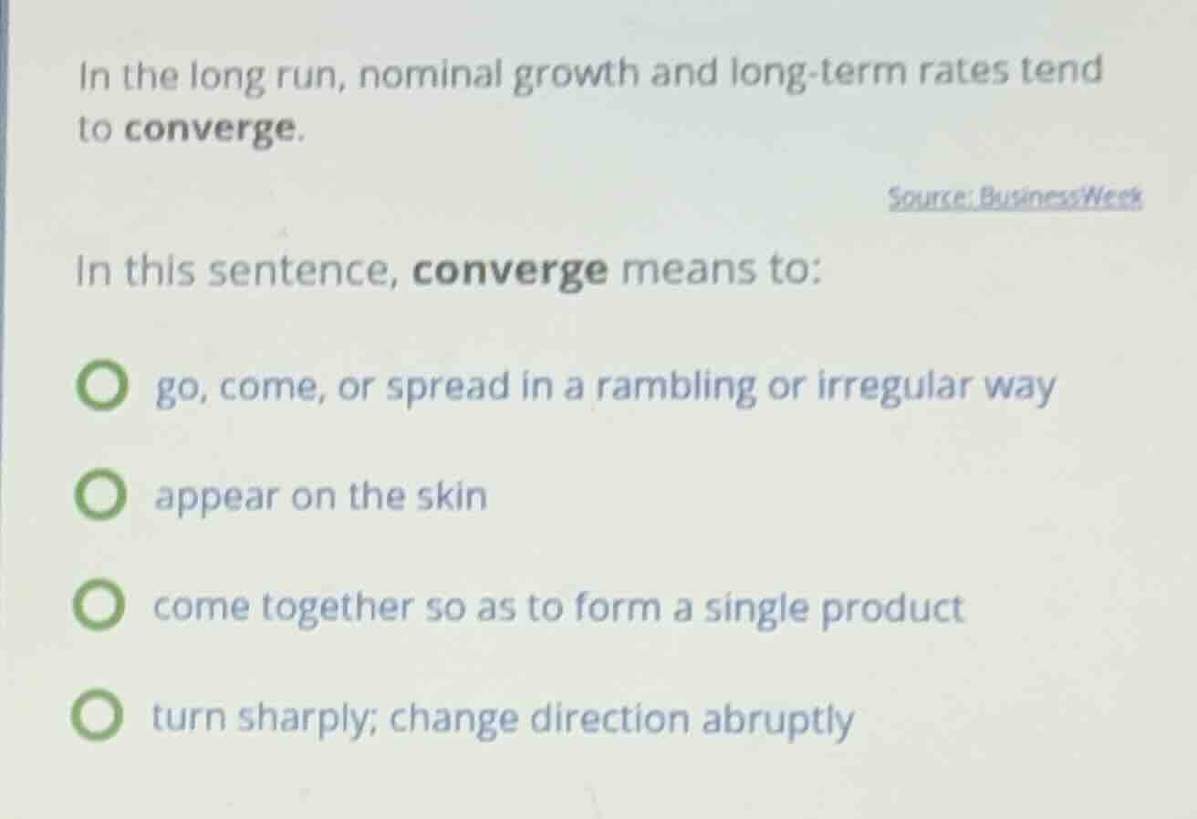 in the long run, nominal growth and long - term rates tend to converge.…
