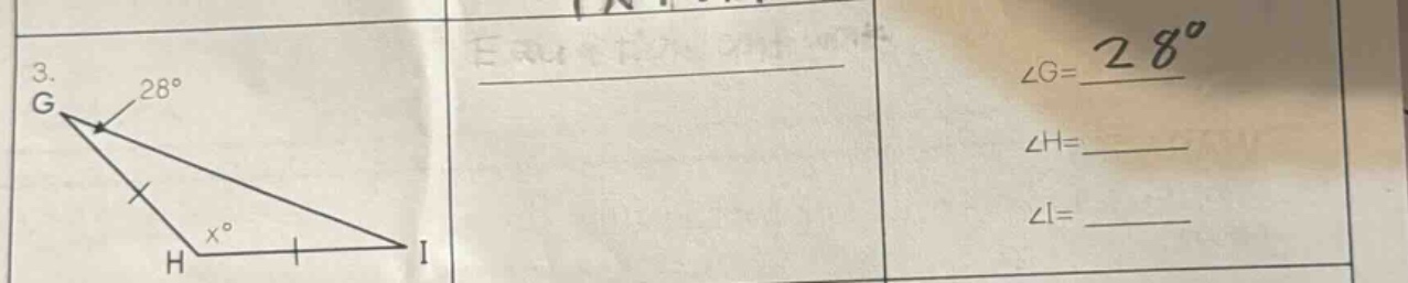 3. ∠g=\\underline{28°} ∠h=\\underline{} ∠i=\\underline{} (there is a tr…