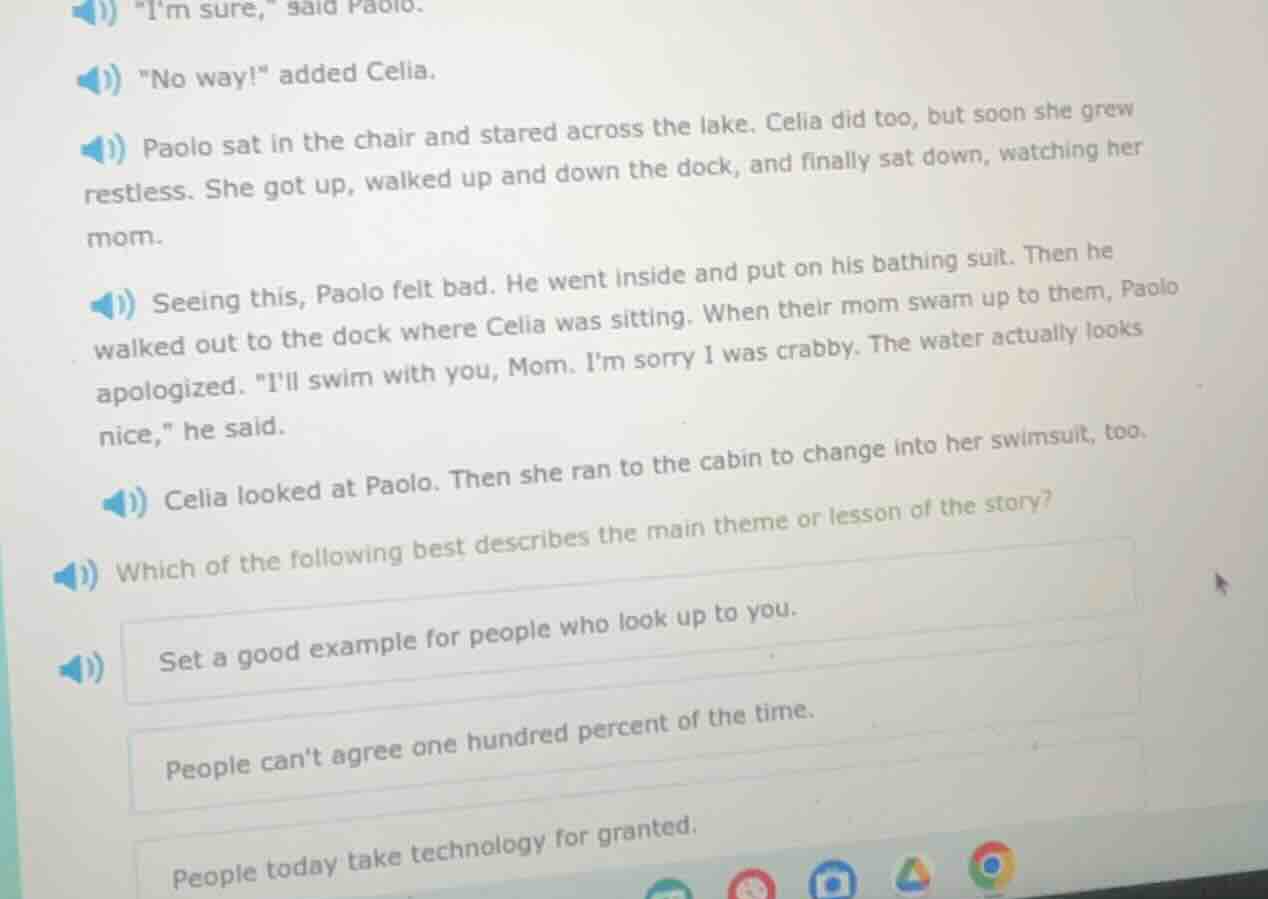 \im sure,\ said paolo. o way!\ added celia. paolo sat in the chair and …