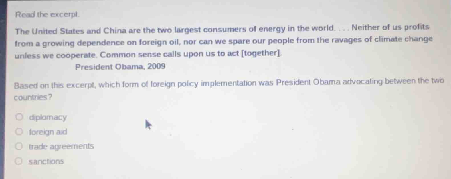 read the excerpt. the united states and china are the two largest consu…