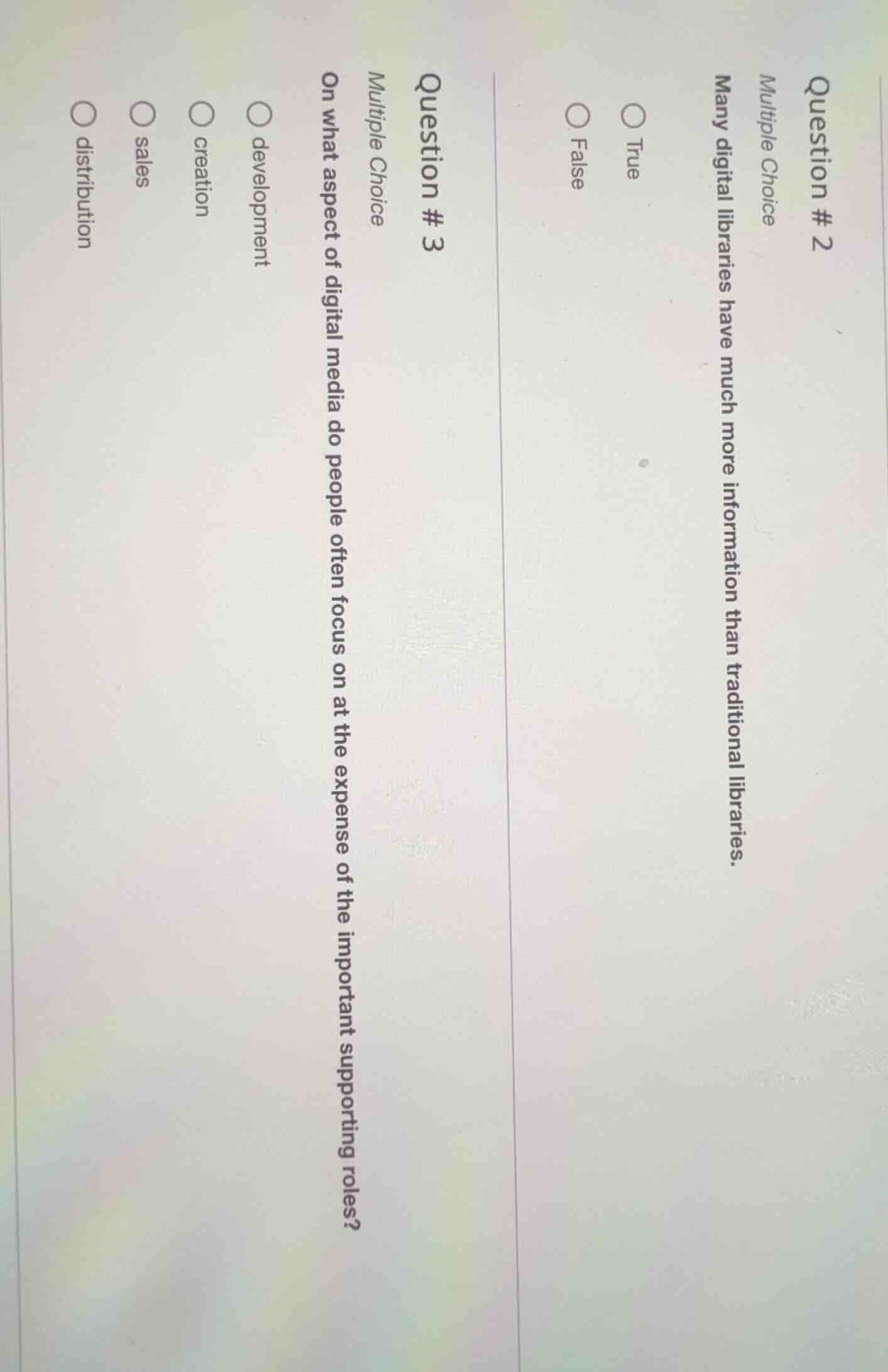 question #2 multiple choice many digital libraries have much more infor…