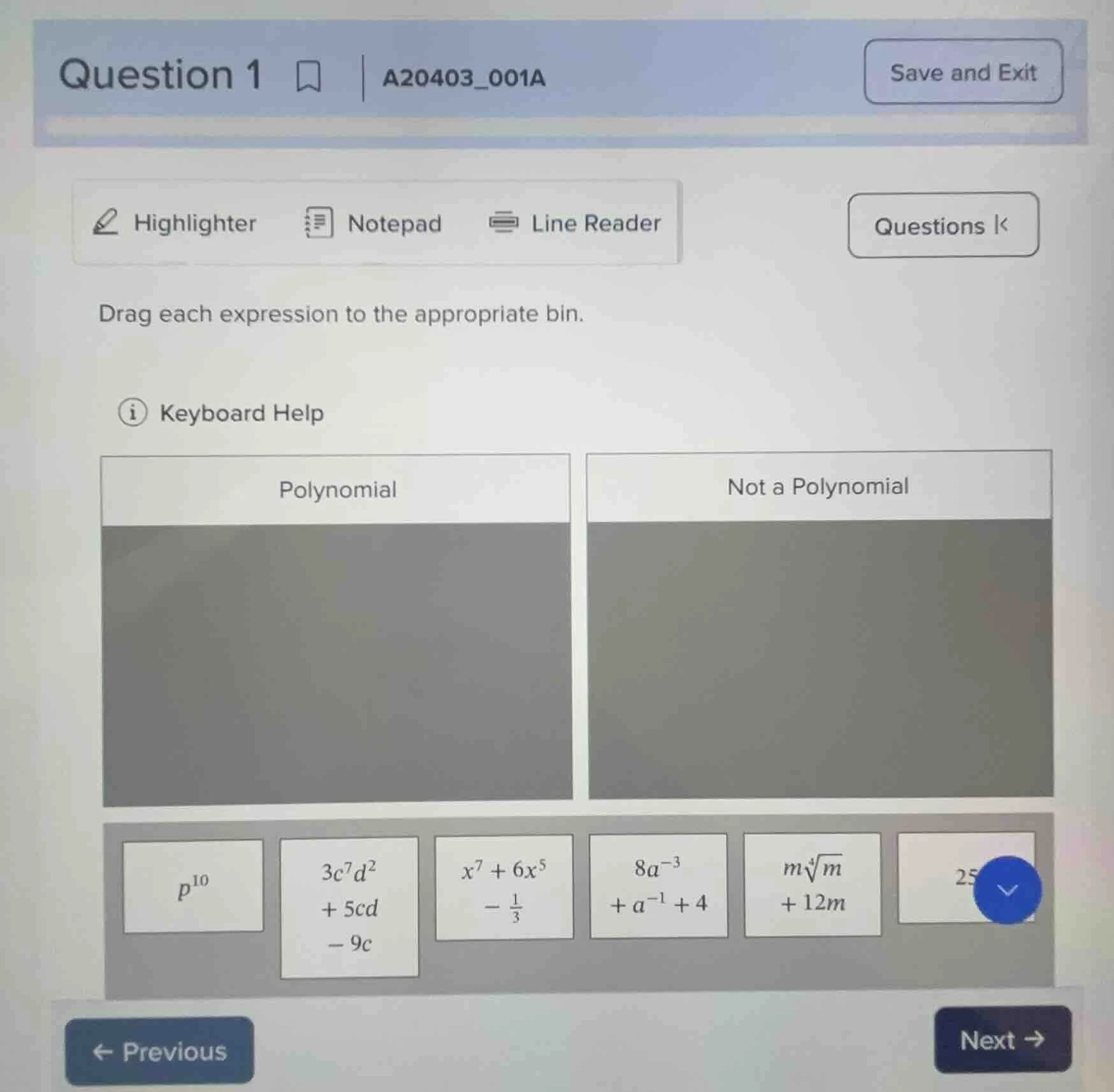 question 1 a20403_001a save and exit highlighter notepad line reader qu…